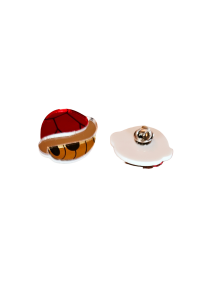 Épinglette (Pin) Super Mario Par Chinook Crafts - Carapace Rouge